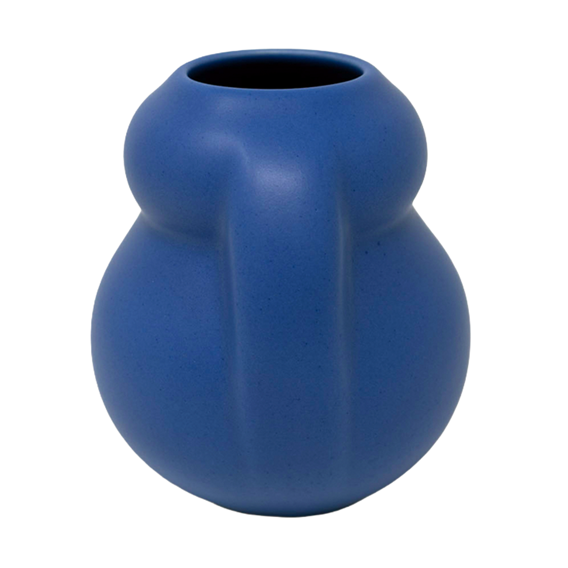 Ceramic blue vase