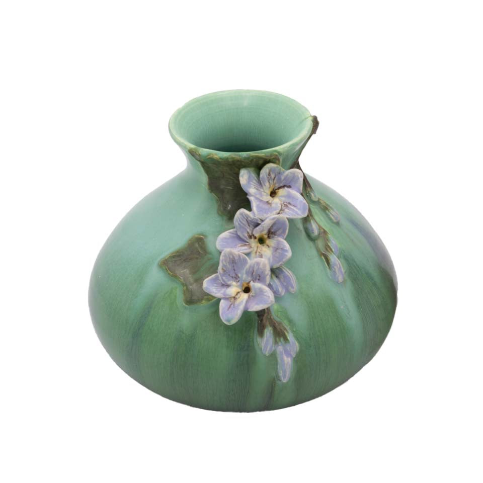 Blue Sky Vine Ceramic Vase