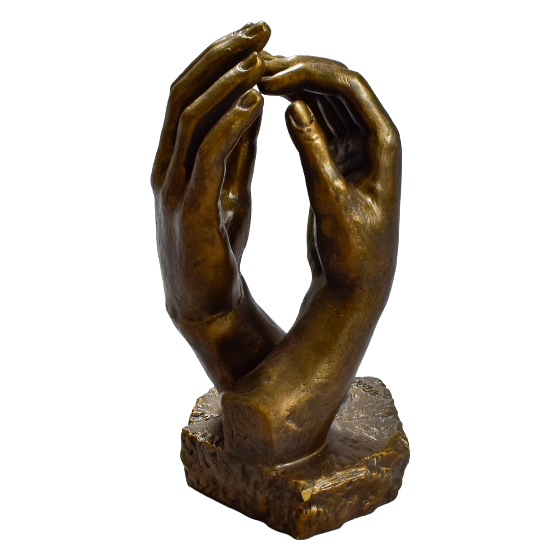 Rodin Clasping Hands Forming Cathedral