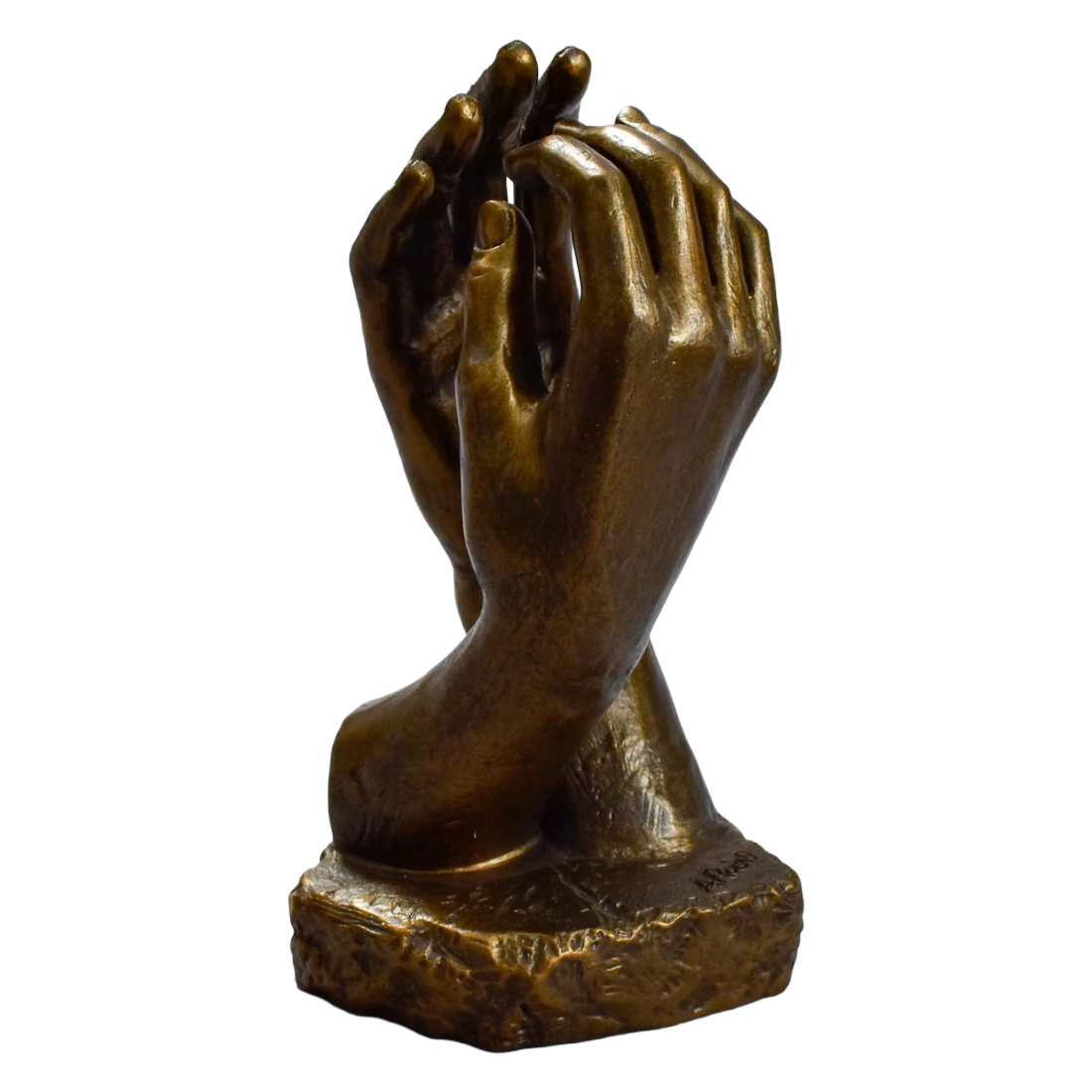 Rodin Clasping Hands Forming Cathedral
