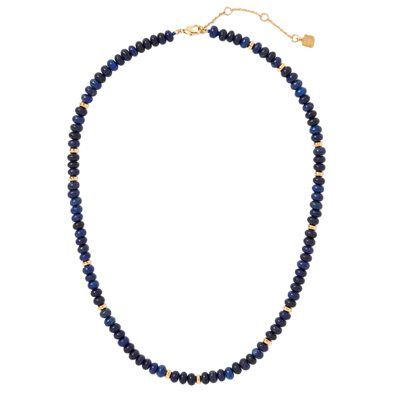 Royal Egyptian Beaded Lapis Necklace