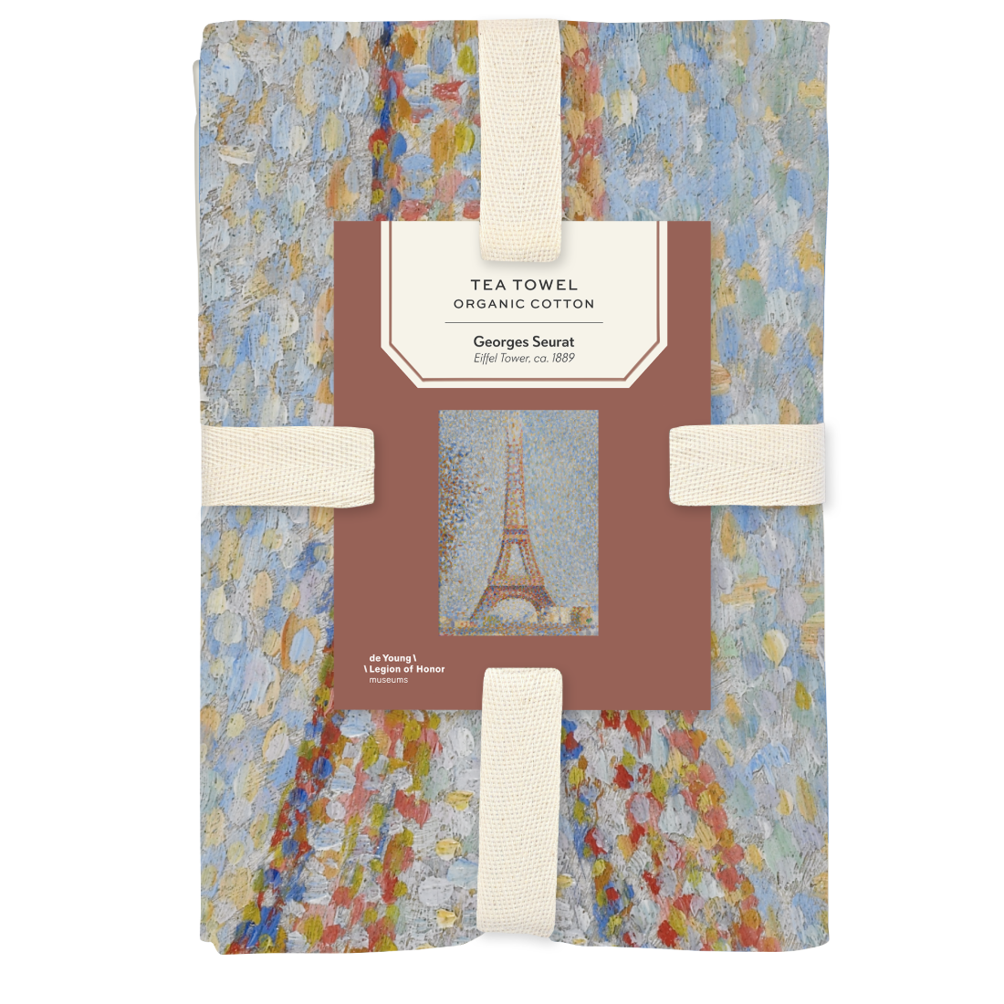 Seurat Eiffel Tower Tea Towel