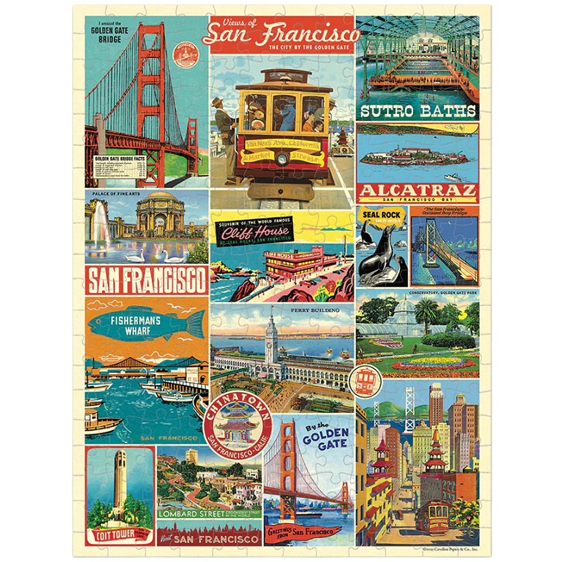 San Francisco 240 Piece Mini Puzzle