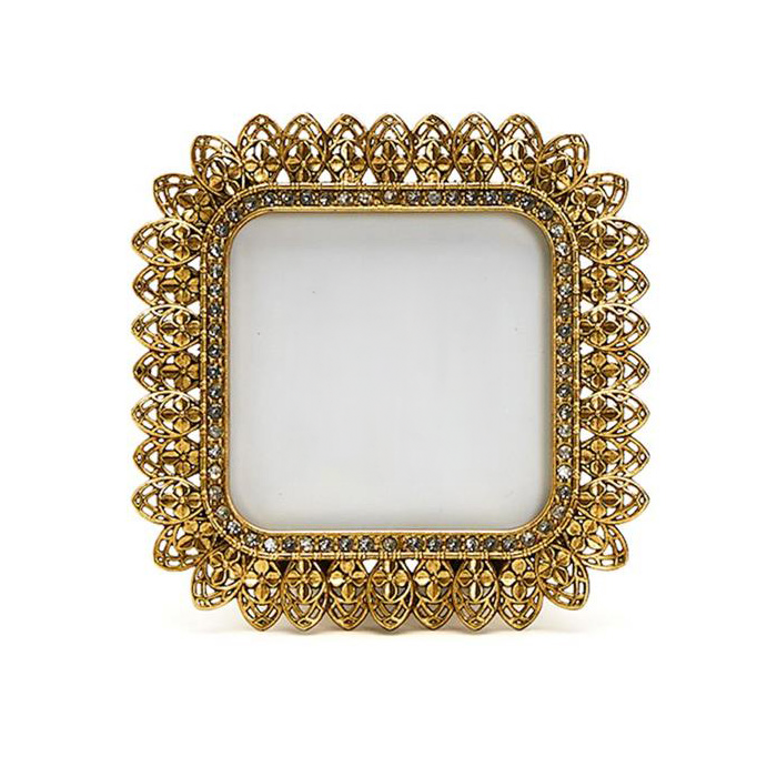 Small Gold Jeweled Frame