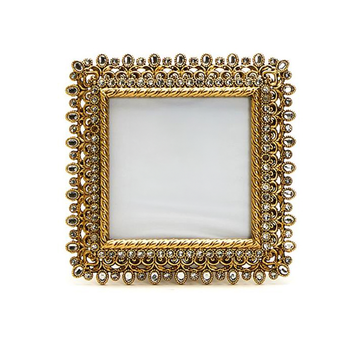 Small Gold Jeweled Frame