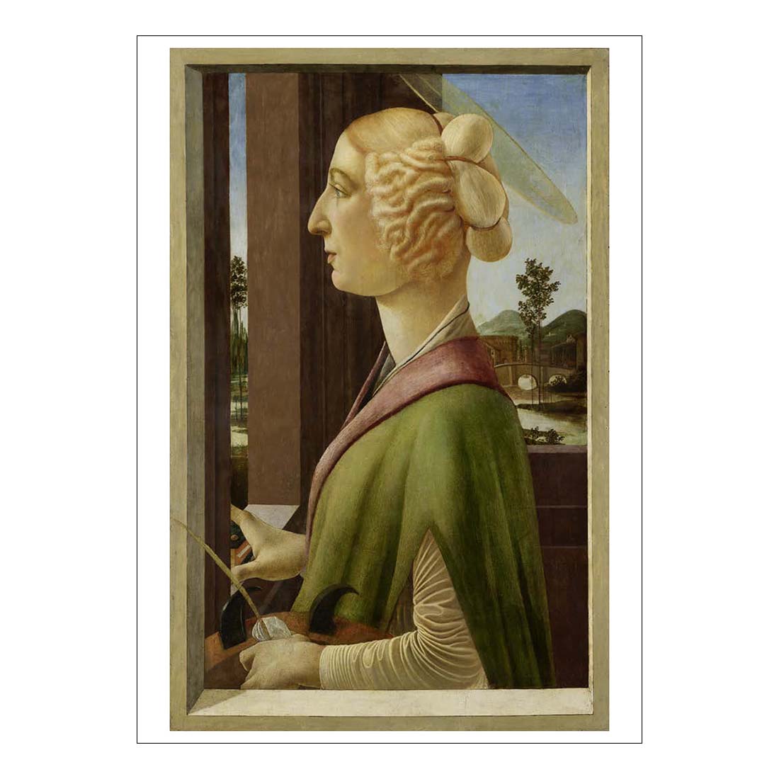 Botticelli Portrait of a Lady Postcard