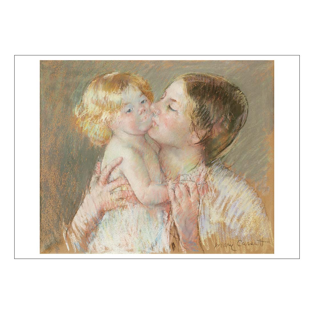 Mary Cassatt A Kiss for Baby Ann Postcard