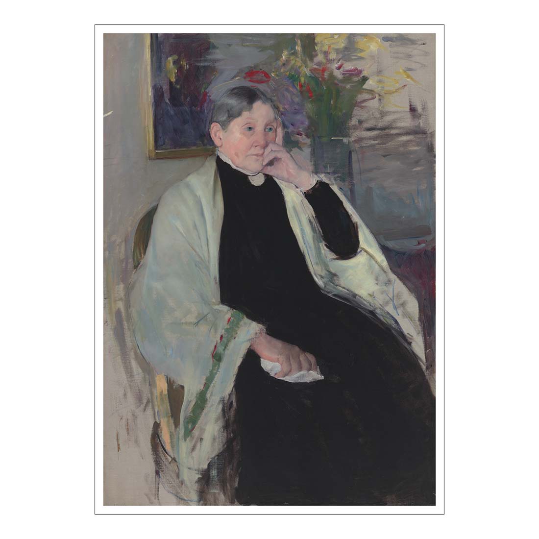 Mary Cassatt Portrait of Mrs. Robert Cassatt Postcard