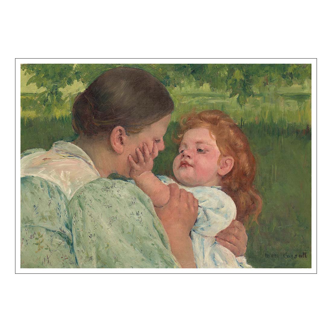 Mary Cassatt Maternal Caress Postcard