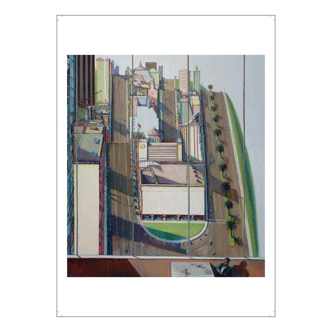 Thiebaud Window Views Postcard