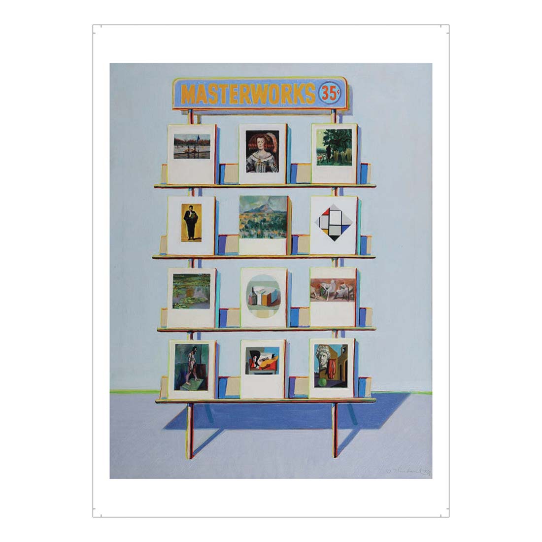 Thiebaud 35 Cent Masterworks Postcard