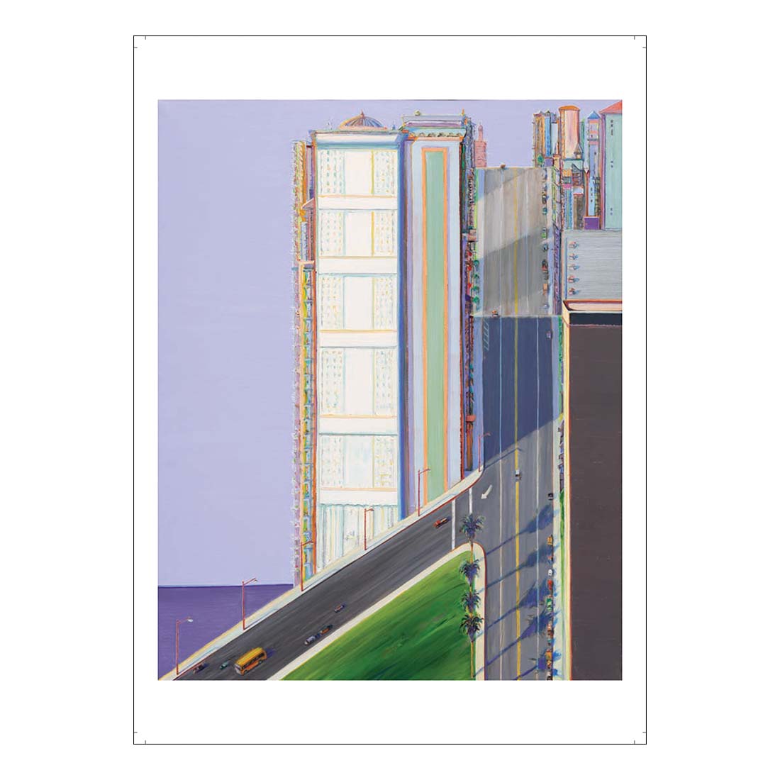 Thiebaud Day Streets Postcard
