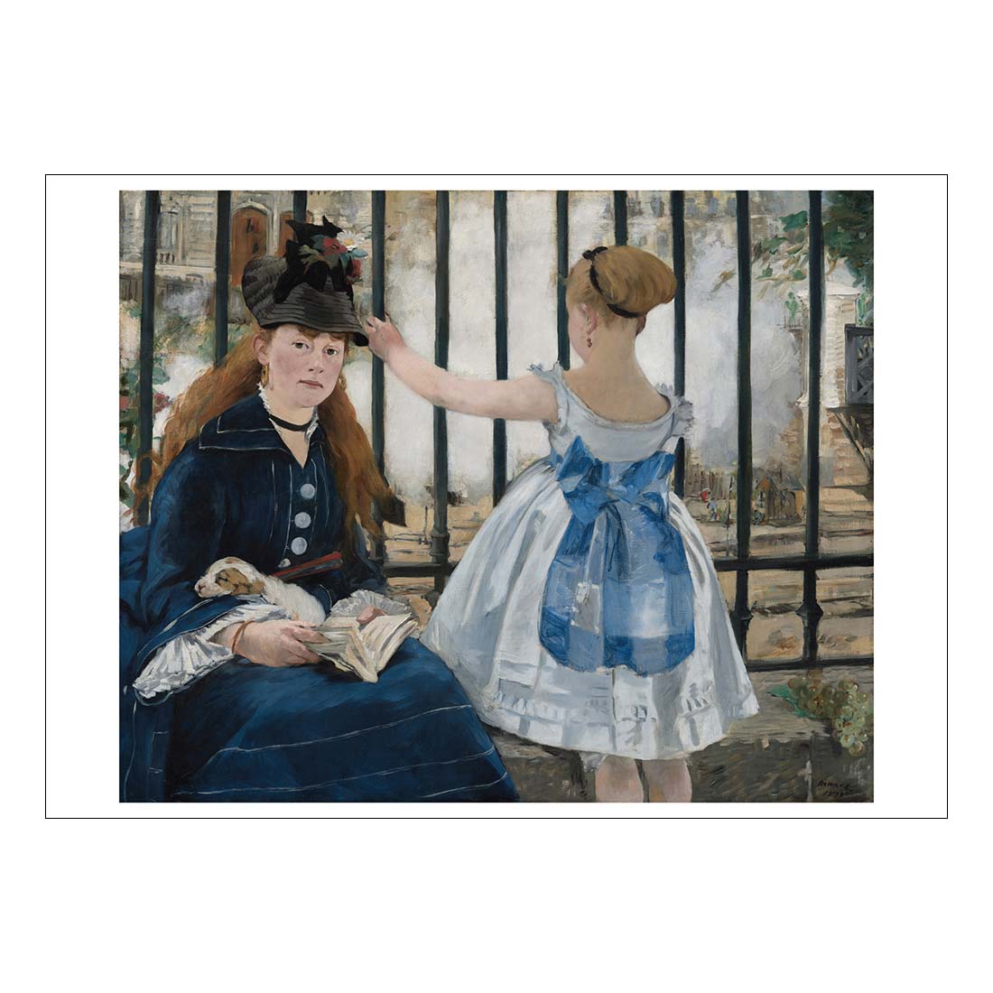 Manet The Railway Postcard
