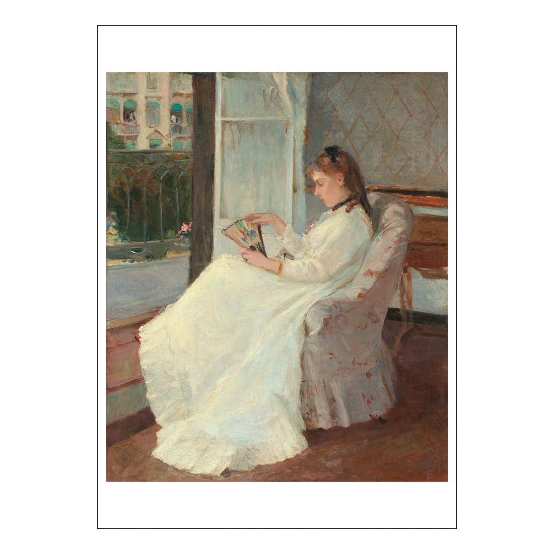 Morisot The Artist's Sister Postcard