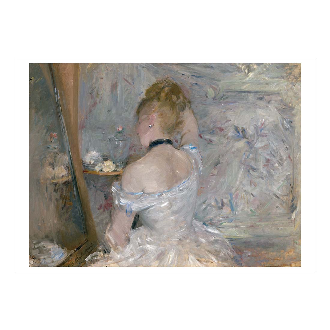 Morisot Woman at Her Toilette Postcard