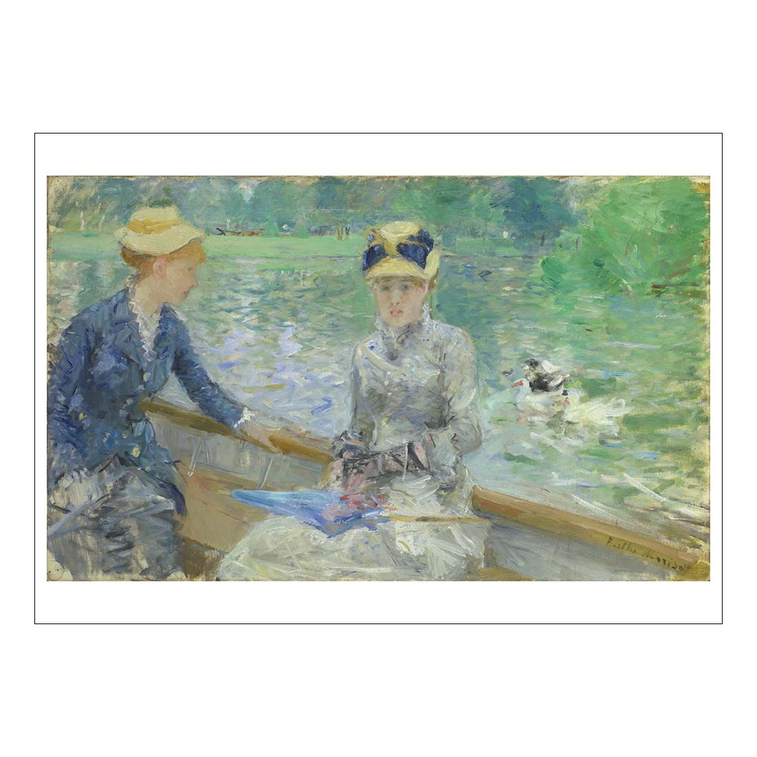 Morisot Summer's Day Postcard