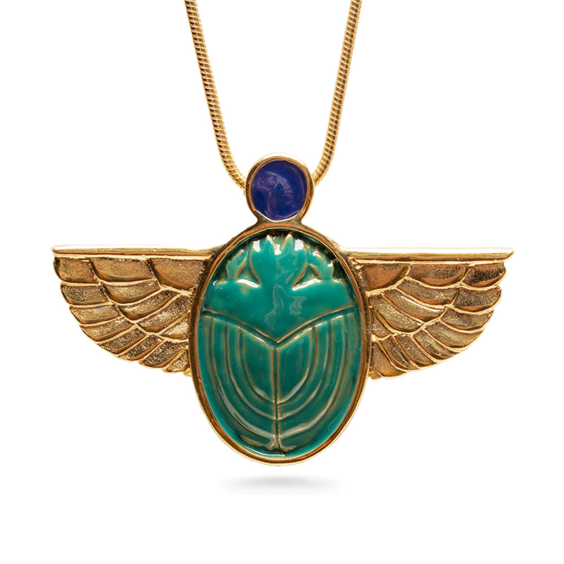 Scarab Convertible Brooch and Pendant