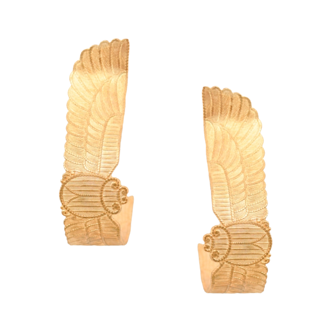 Scarab Hoop Earring