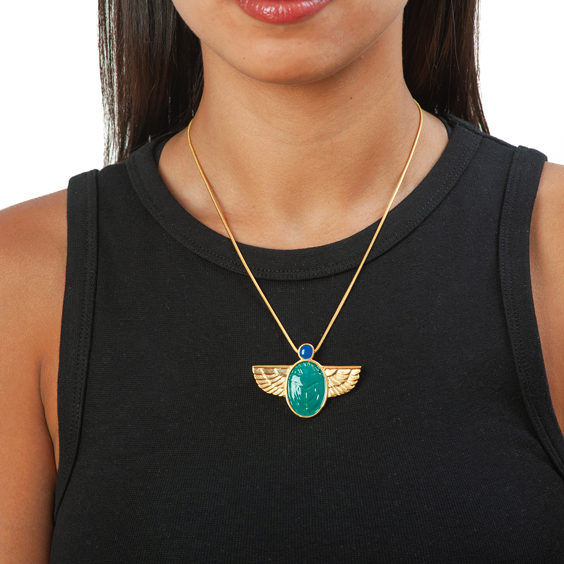 Scarab Convertible Brooch and Pendant