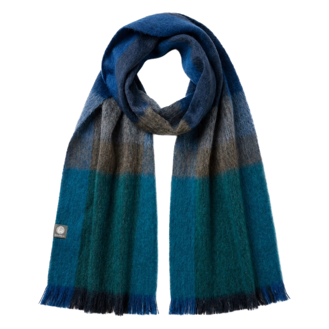 Kairo Plaid Alpaca Scarf