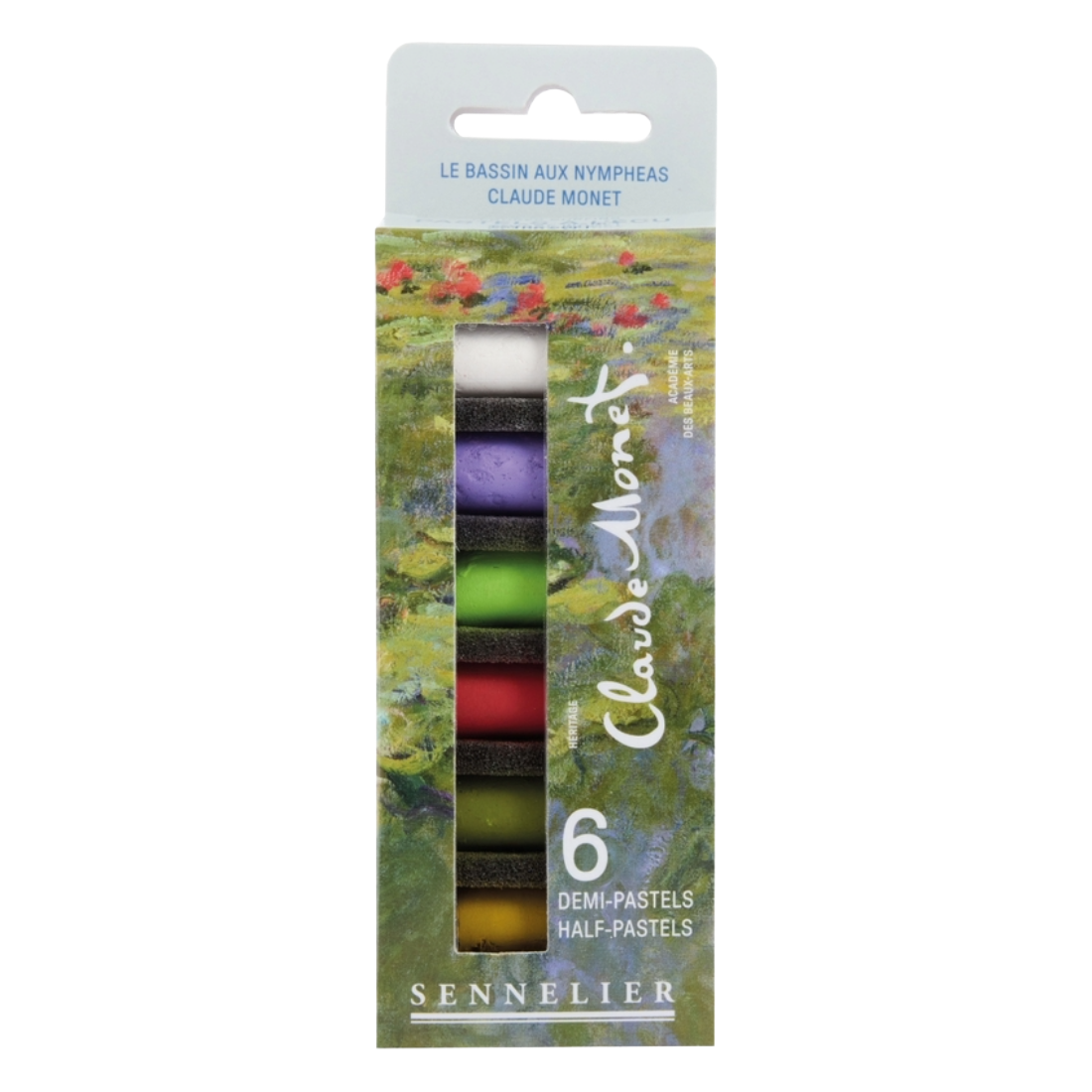 Monet Set of 6 Soft Pastel