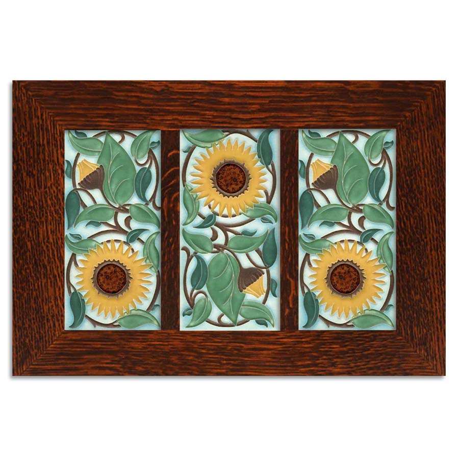 Sunflower Framed Tile Set