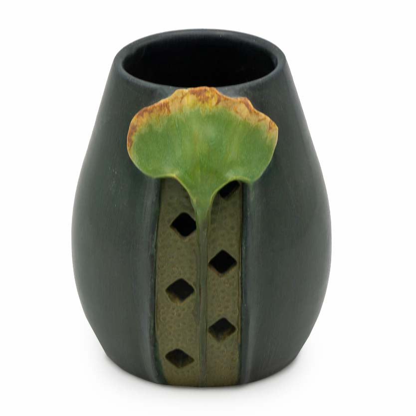 Gilded Gingko Vase