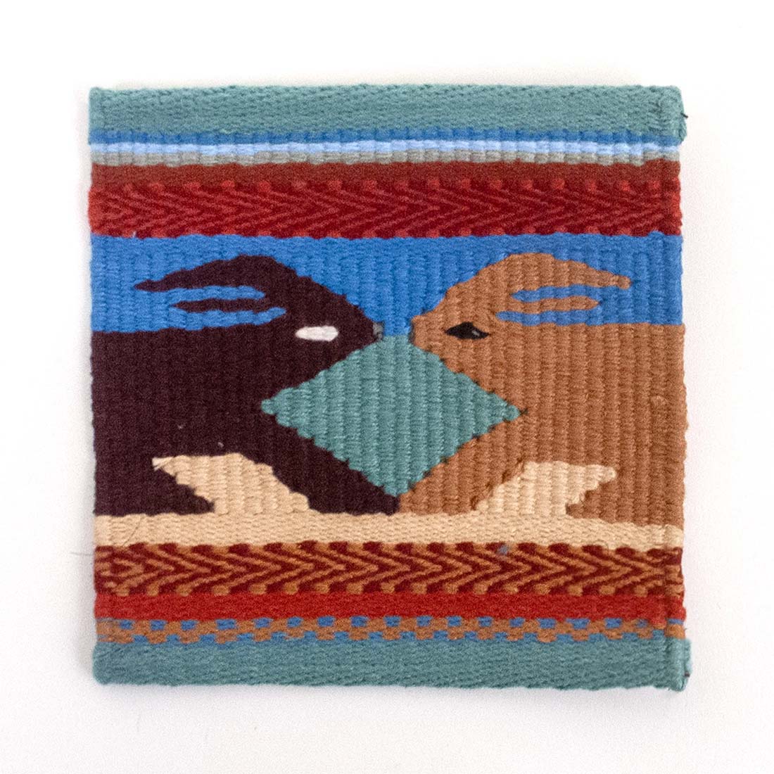 Handwoven Tapestry Coaster Set