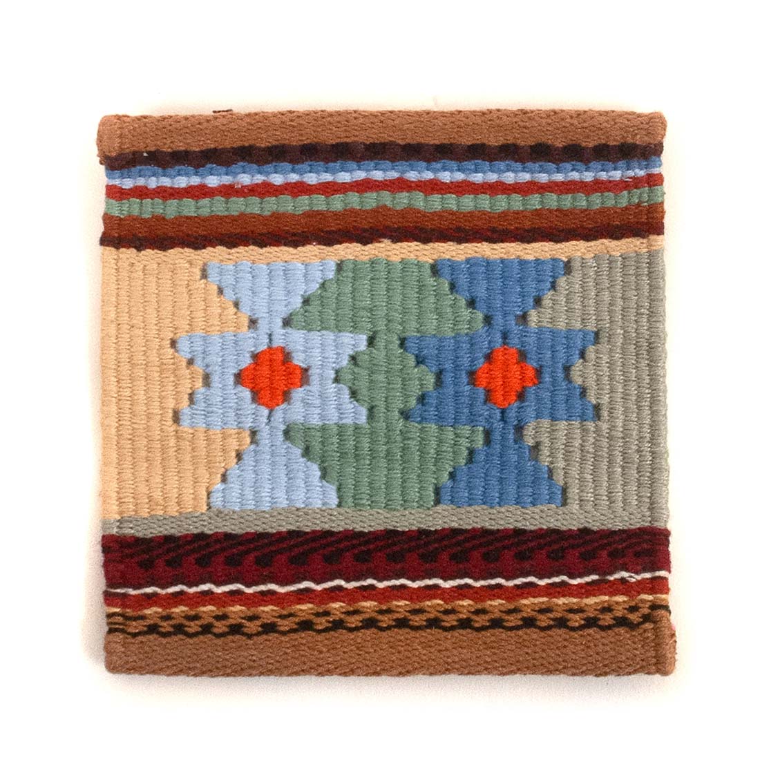 Handwoven Tapestry Coaster Set