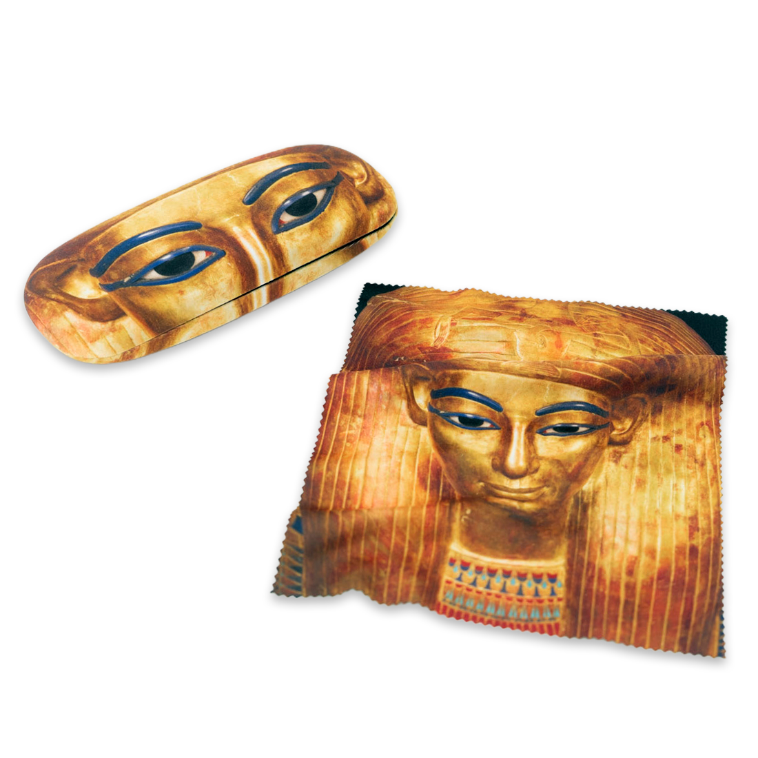 Treasures of the Pharaohs Eyeglass Case & Lens Cloth