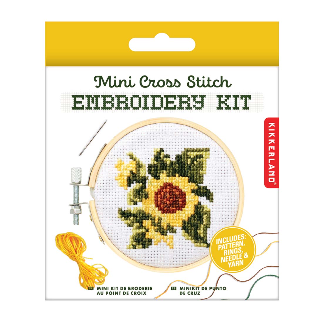 Sunflower Mini Cross Stitch Kit