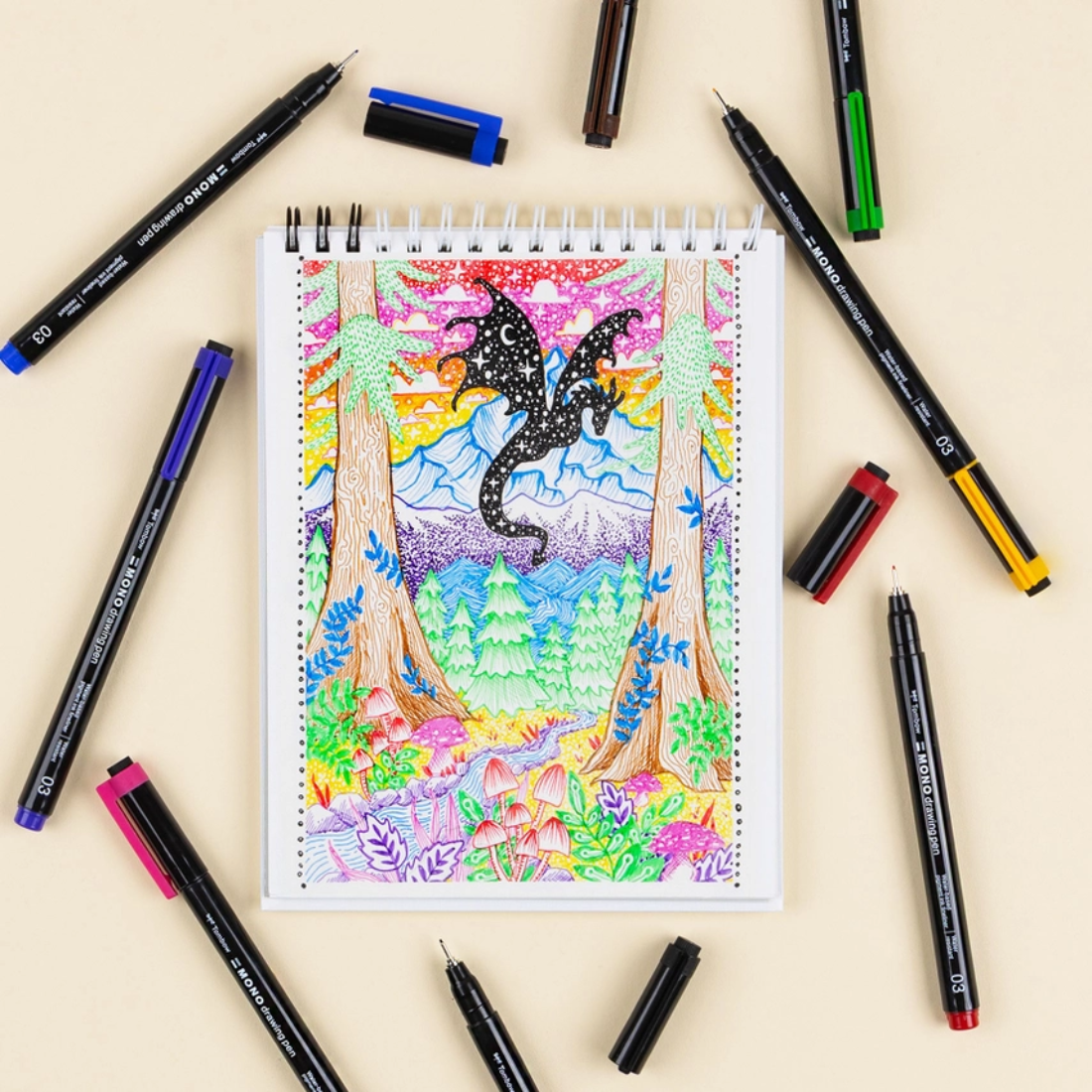 Mono Drawing Pens
