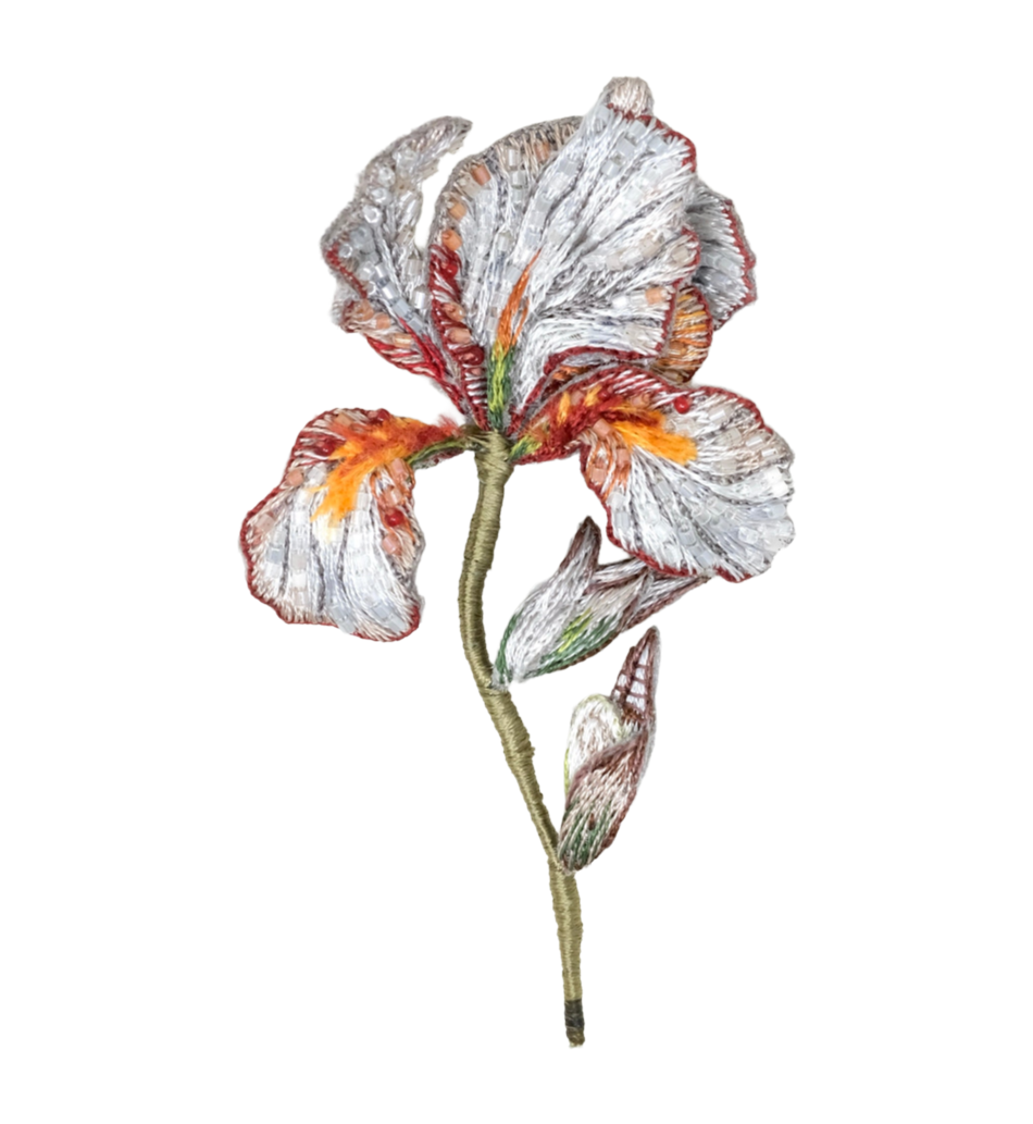 Benton Iris Brooch