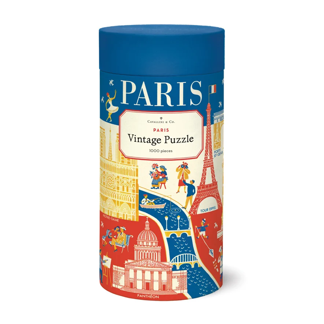 Vintage Map of Paris 1000 Piece Puzzle