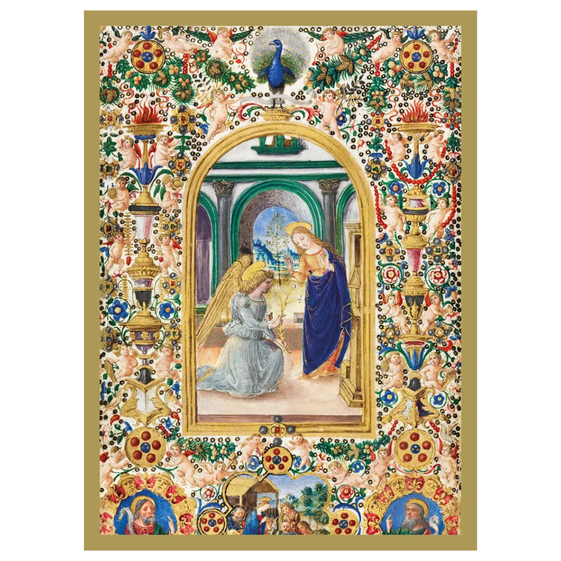 Angel & Virgin Mary Holiday Cards