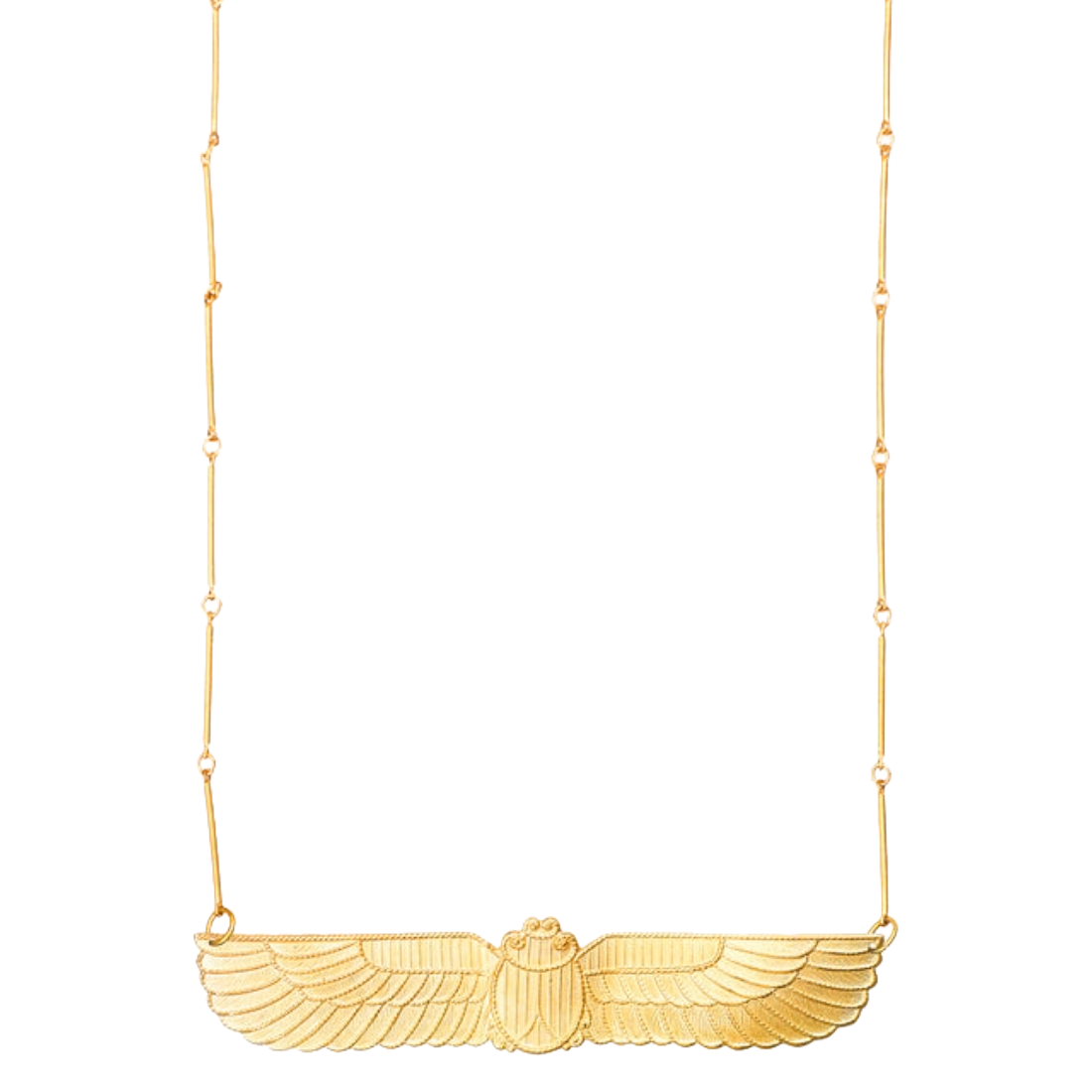 Winged Scarab Necklace
