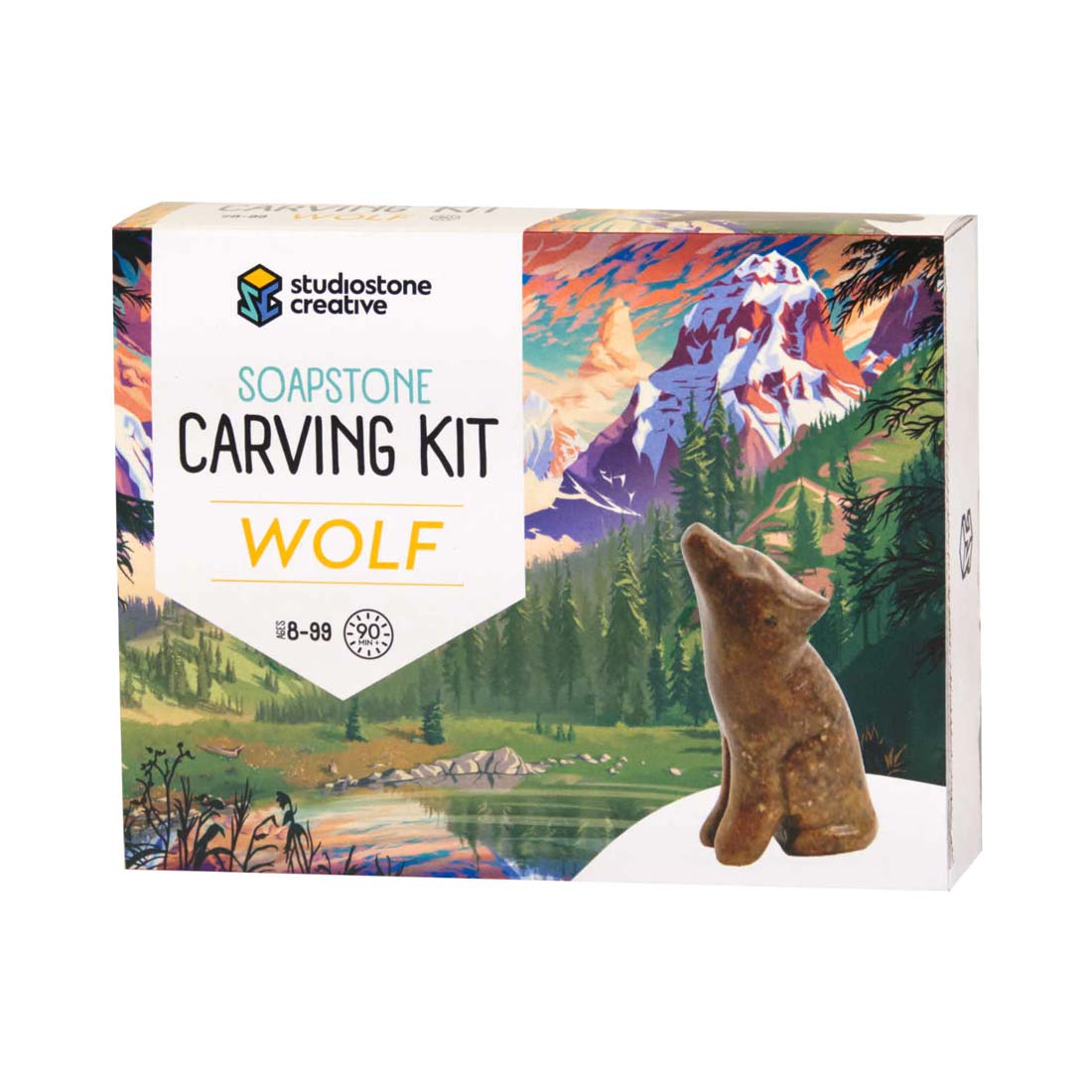 Wolf Soapstone Carving Kit