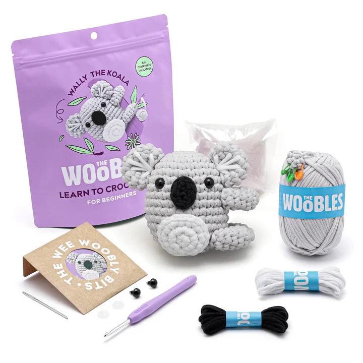THE WOOBLES WALLY THE KOALA CROCHET KIT