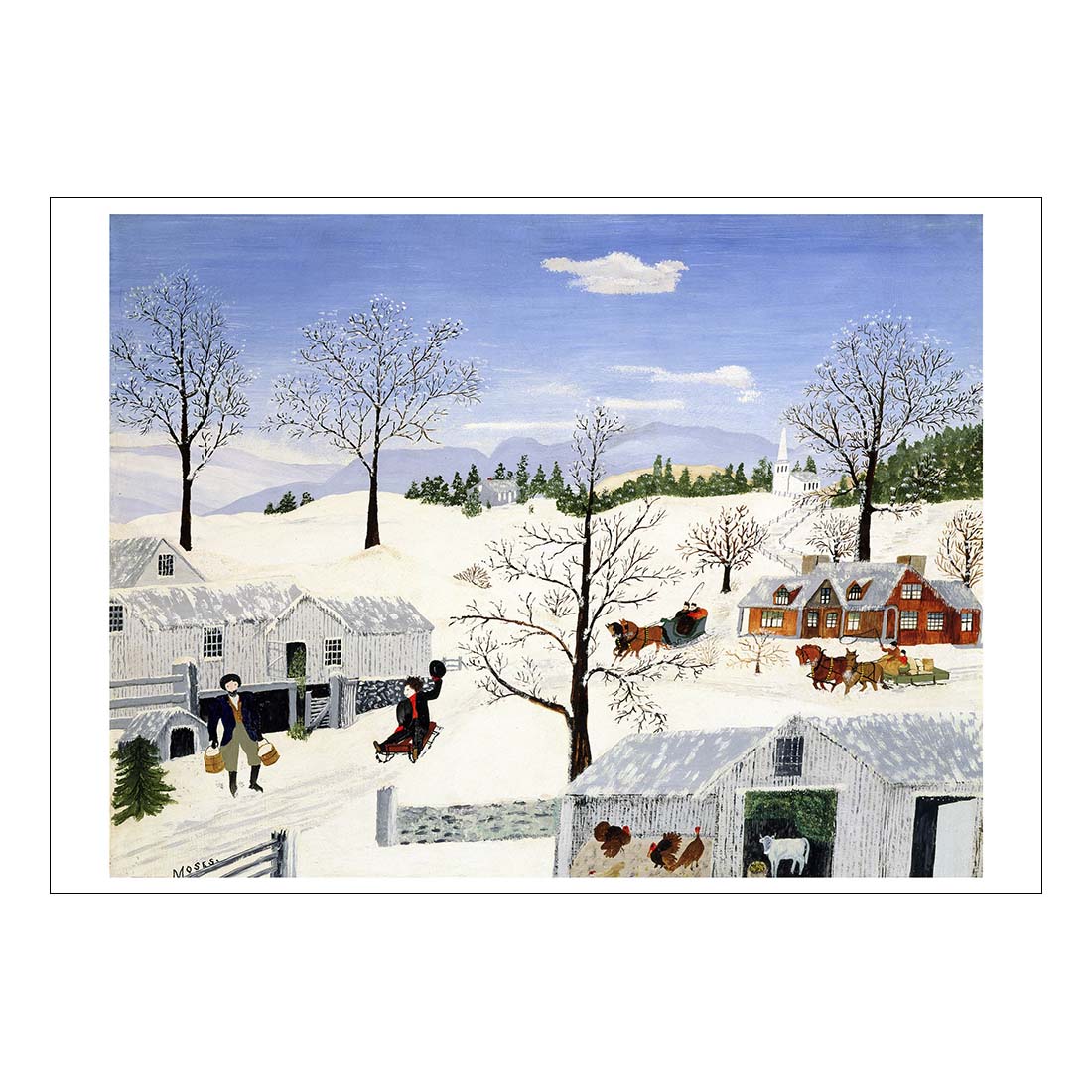 Grandma Moses Holiday Boxed Card Assortment