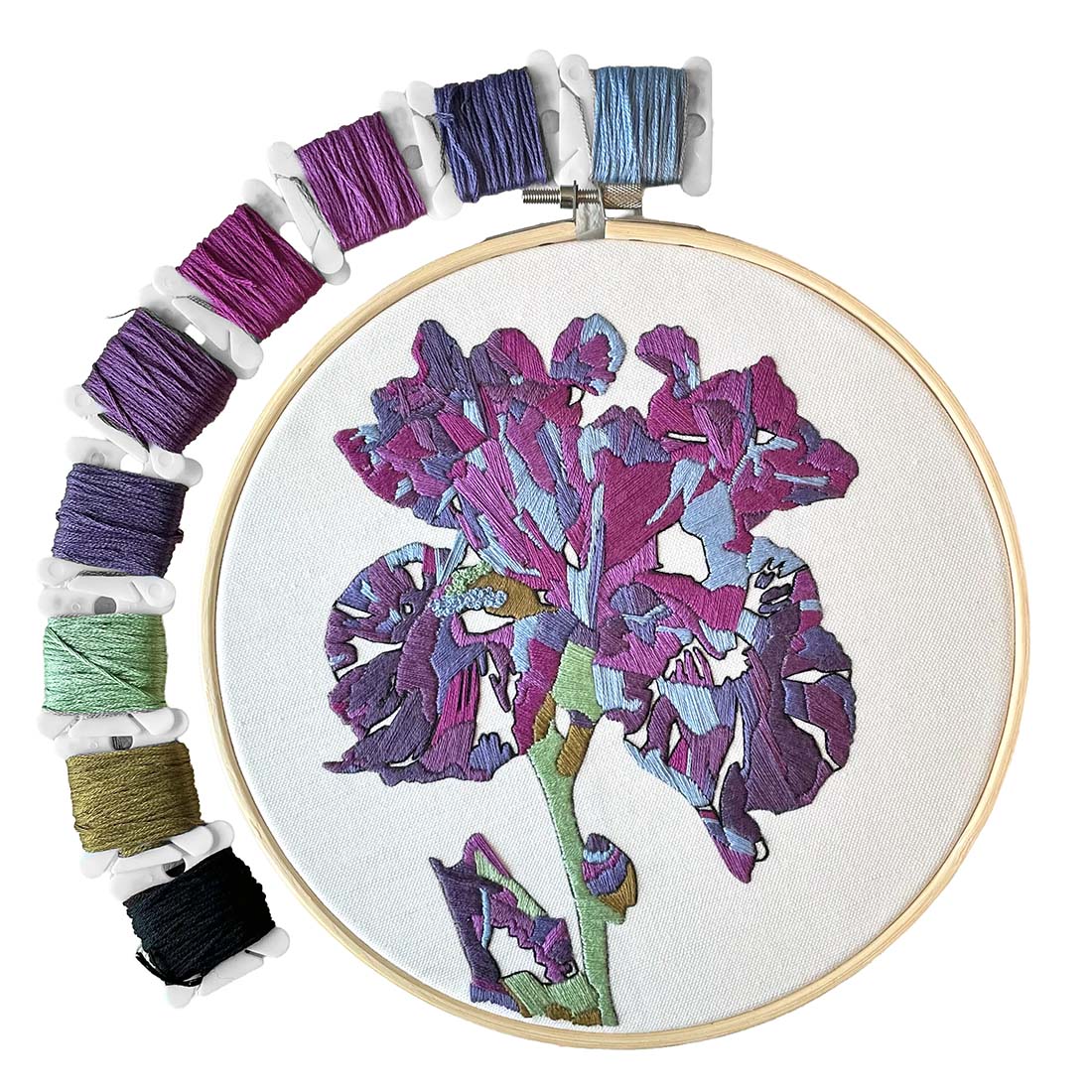 Iris DIY Embroidery Kit