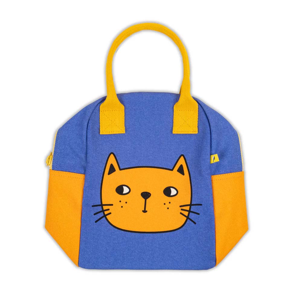 Kitty Zipper Lunch Bag