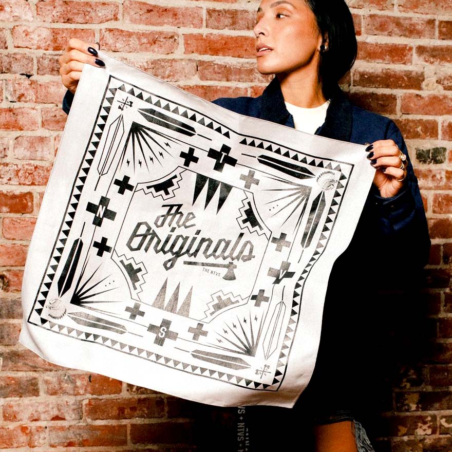 White &quot;The Originals&quot; Bandana