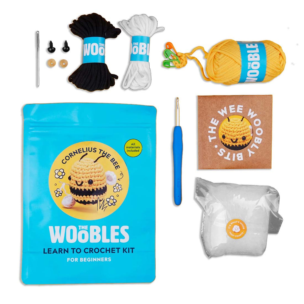 Cornelius The Bee Crochet Kit - de Young & Legion of Honor Museum