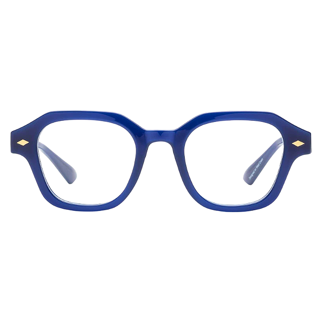 Blue eyeglasses