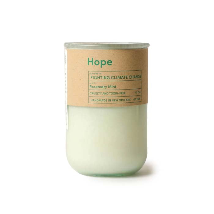 Rosemary &amp; Mint Hope Soy Wax Candle