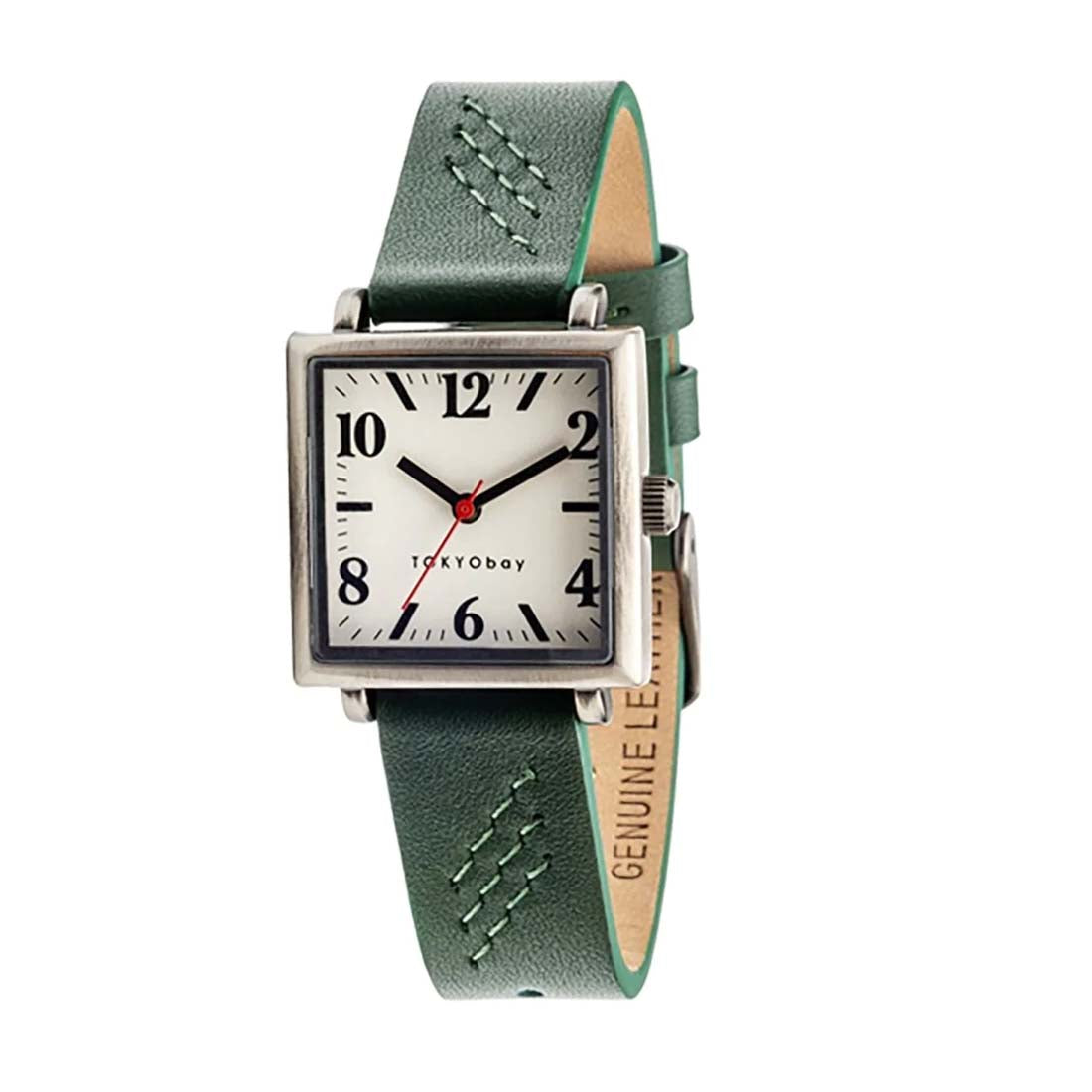Green Channing Leather Watch