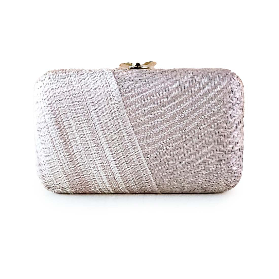 CLEAR CLUTCH IN DUSTY PINK - Armadillo