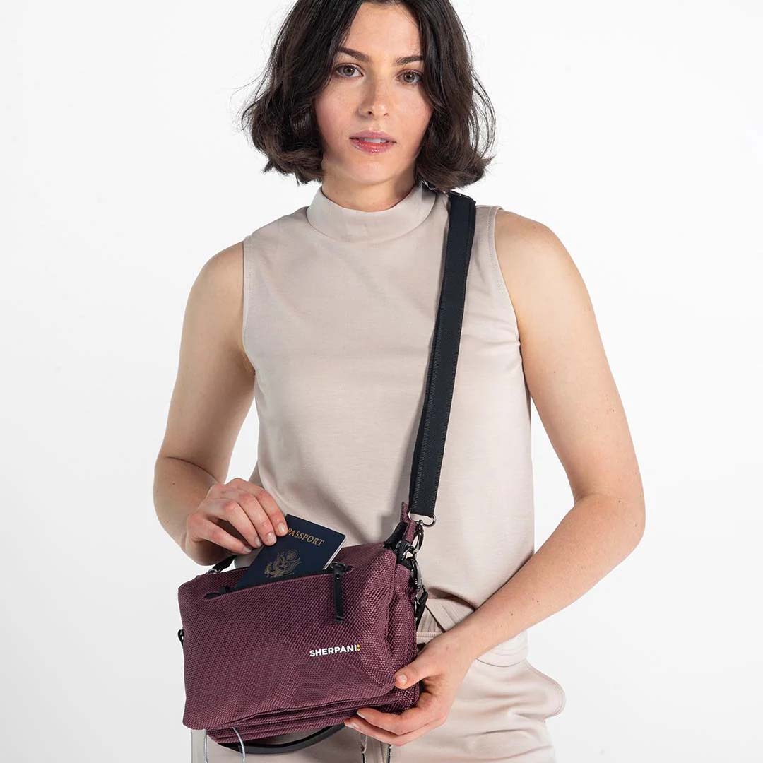 Smoky Orchid Mei Crossbody Bag