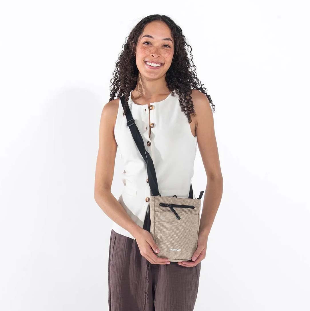 Straw Prima Anti-Theft Crossbody Bag