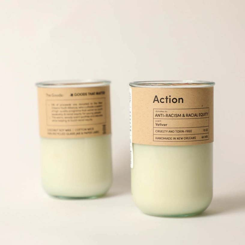 Vetiver Action Soy Wax Candle